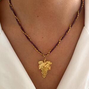 1 Piece Stainless Steel Waterproof Heart Gold Color Pendant Necklace h5 Picture3