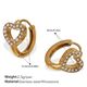 Eh1142Weg White Diamond Small Earrings Picture3