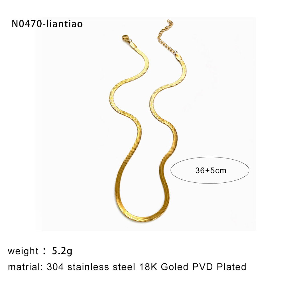 1 Piece Fish Stainless Steel Waterproof Gold Color Pendant Necklace Picture2