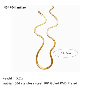 1 Piece Fish Stainless Steel Waterproof Gold Color Pendant Necklace h5 Picture2