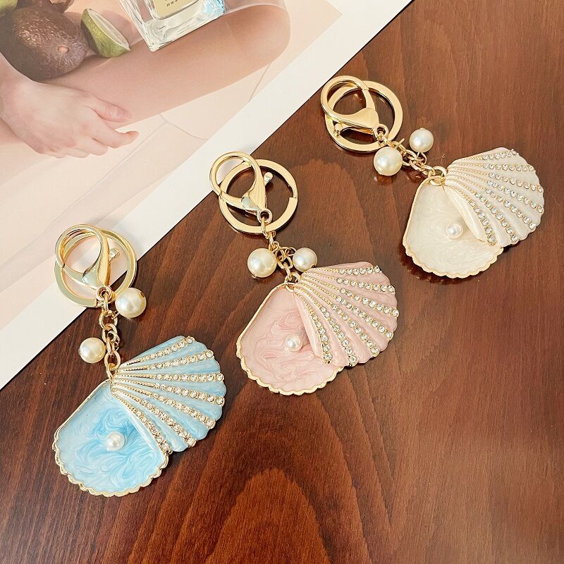1 Piece Shell Alloy Keychain 2