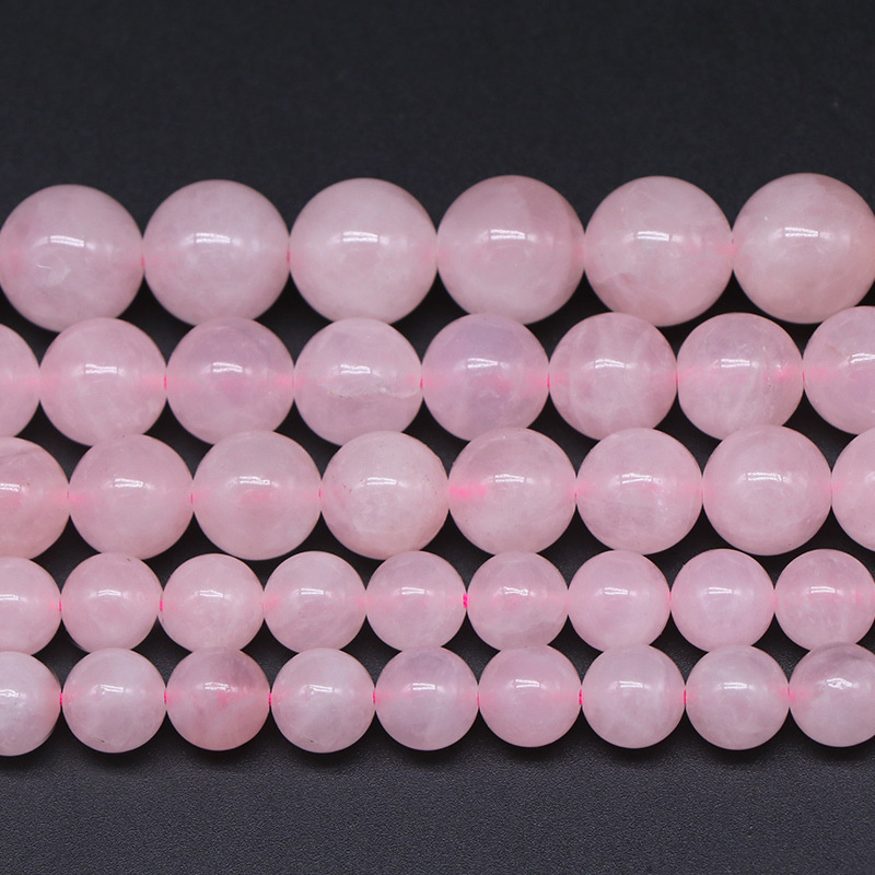 1 String Brazil Rose Quartz Natural Stones Crystal Jewelry Beads Picture4