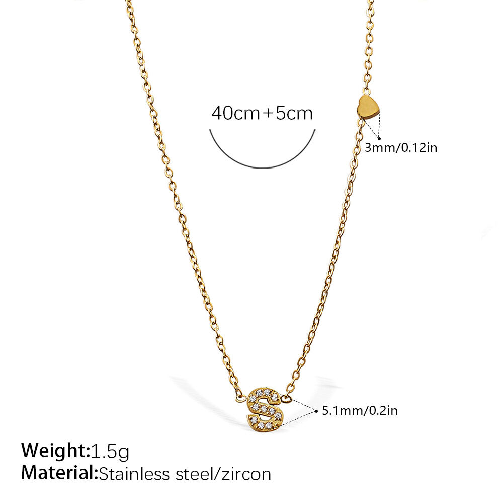 Xl543Wegs Letter Necklace Picture19