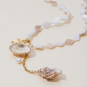 1 Piece Designable Series Vacation Shell Stainless Steel Waterproof Gold Color Women's Pendant Necklaces h5 Picture9