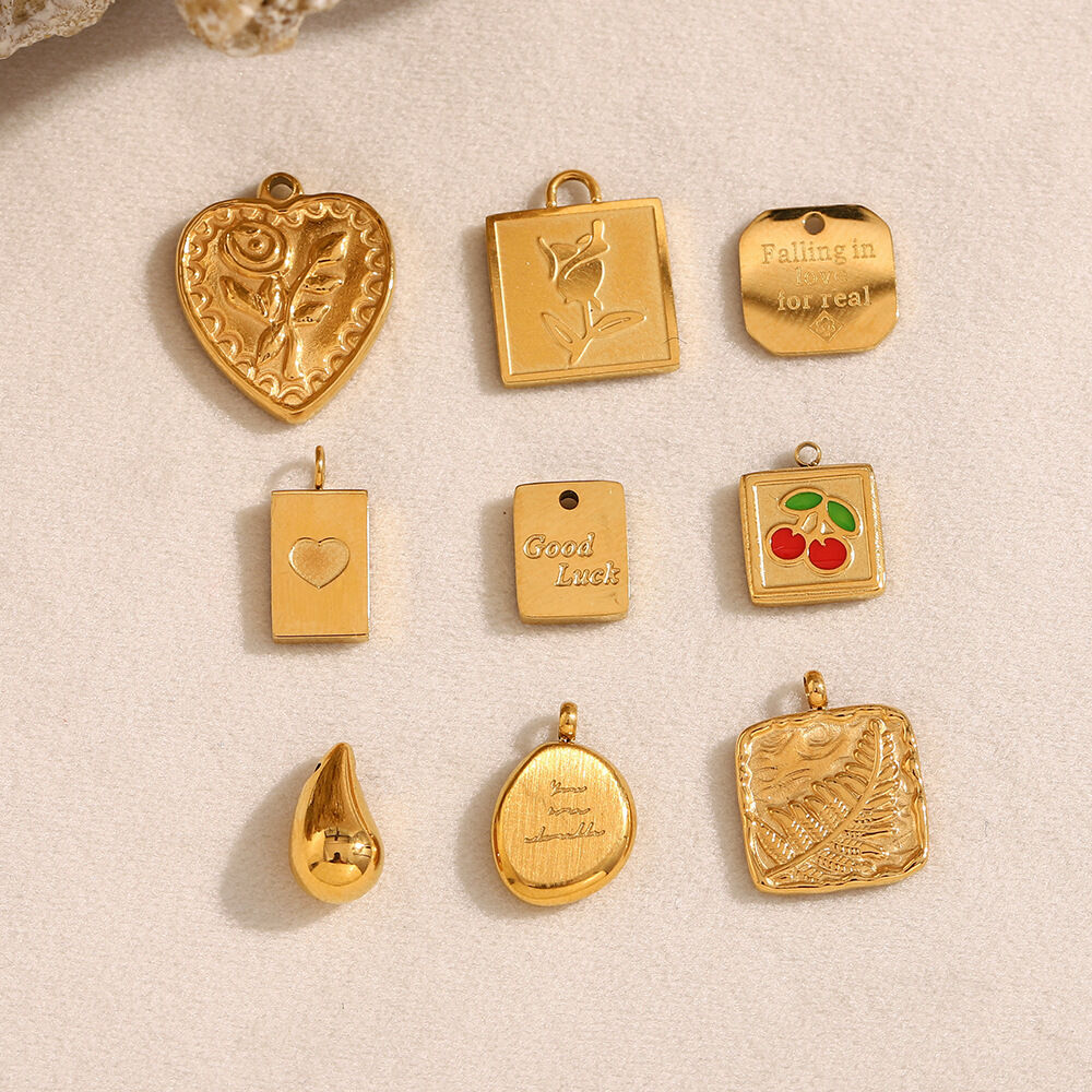 Simple Series Classic Heart Stainless Steel Waterproof Women's Pendants