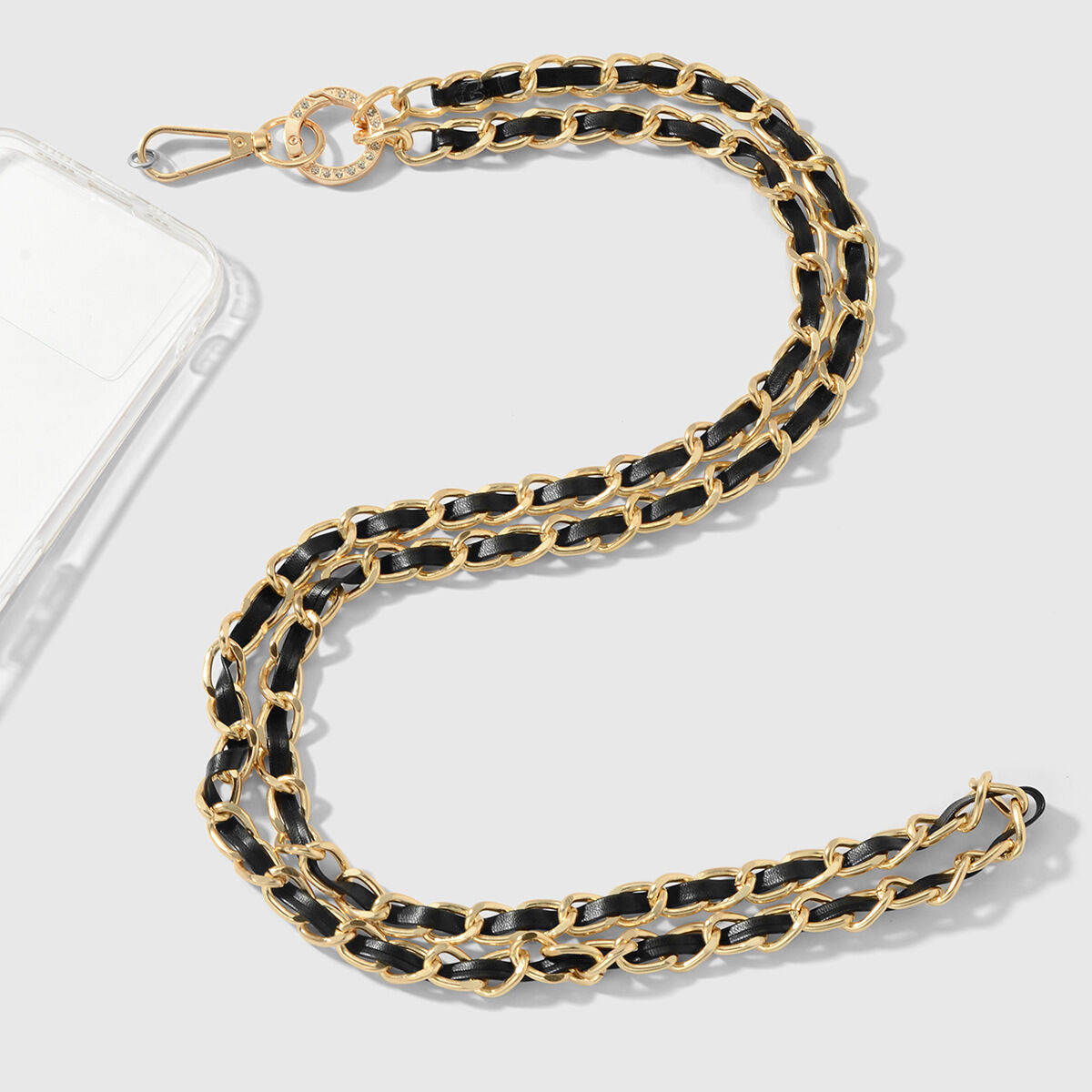 1 Piece Leather Chain Alloy Phone Chain h5 Picture4