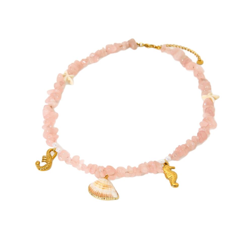 Collane con ciondolo da donna in acciaio inossidabile a forma di tartaruga dolce della serie Romantic h5Immagine5