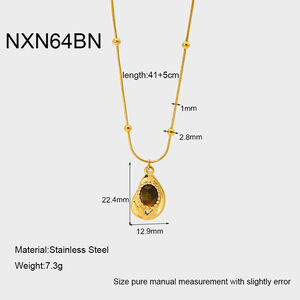 Classic Series Stainless Steel Waterproof Women's Pendant Necklaces h5