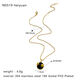 Black Medal Necklace Picture2