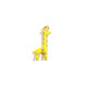 Oil Dripping Giraffe Pendant-Gold-4 Picture34