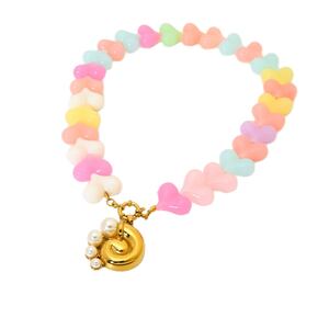 1 Piece Romantic Acrylic Beaded Necklace h5 Picture5