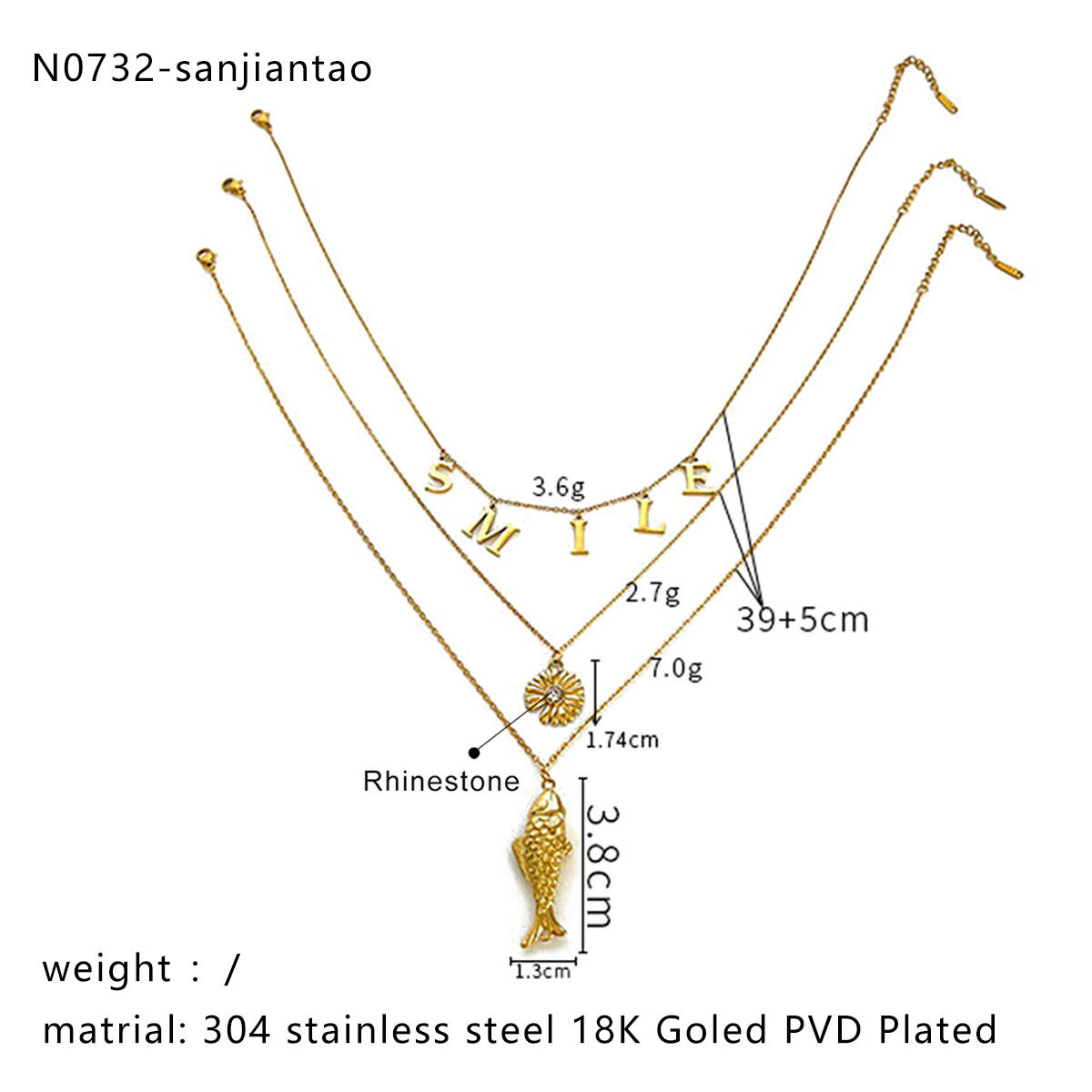 Main Picture Three-Piece Necklace Picture4