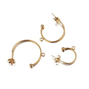 1 Piece Simple Series DIY Solid Color Stainless Steel Waterproof Jewelry Charms h5 Picture3