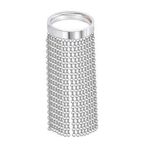 1 Piece Tassel Stainless Steel Waterproof Statement Rings h5 Picture5