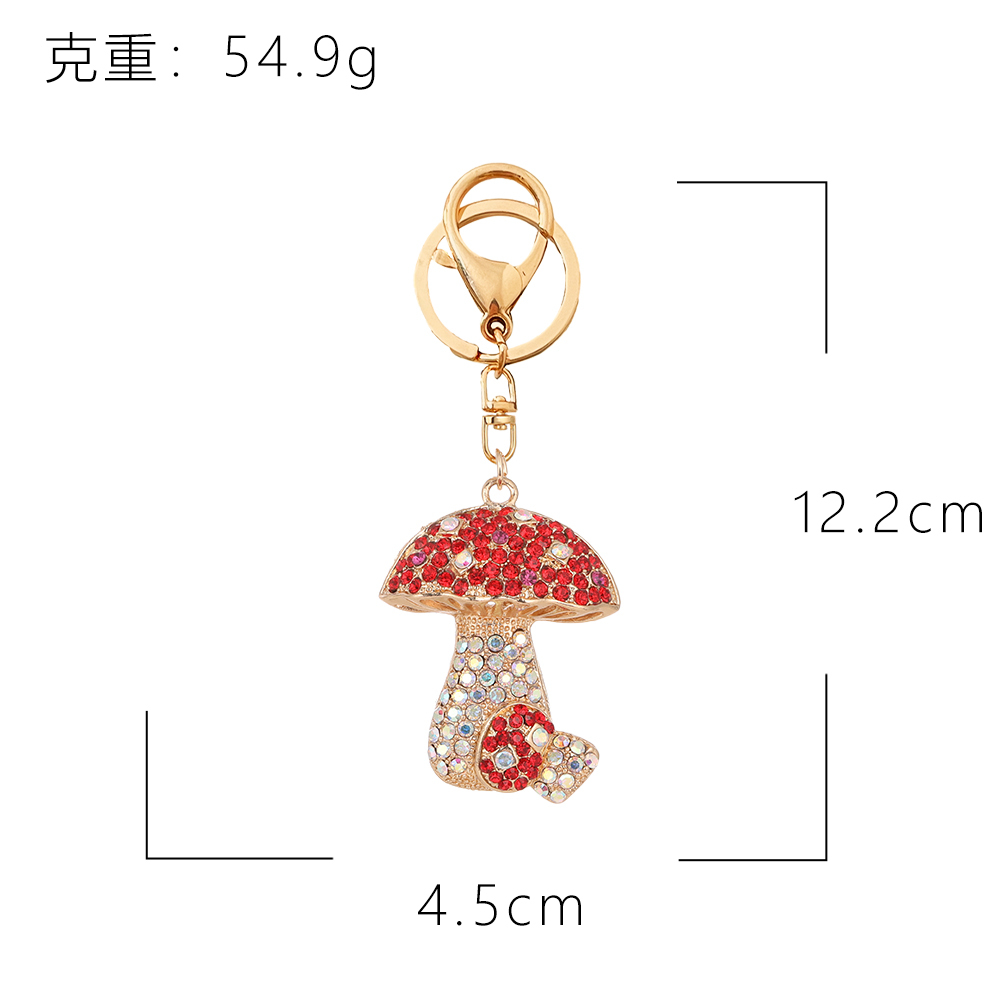 1 Piece Mushroom Alloy Keychain h5Picture2