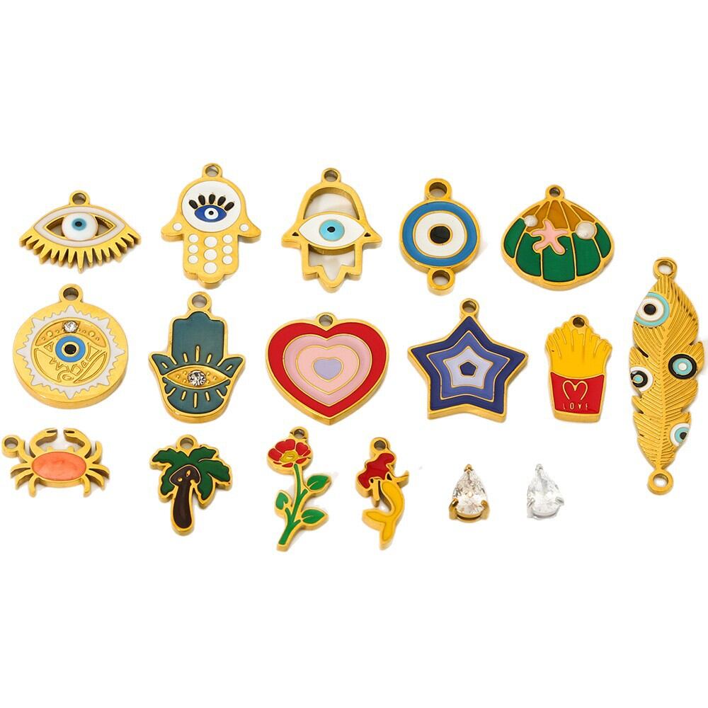 Ethnic Series DIY Stainless Steel Waterproof Pendants h5 Picture5