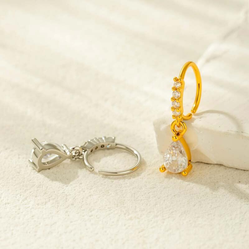 1 Piece Copper Gold Color Zircon  Nose Stud h5 Picture3