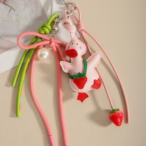Simple Series Casual Solid Color PU Women's Bag charms h5 Picture3