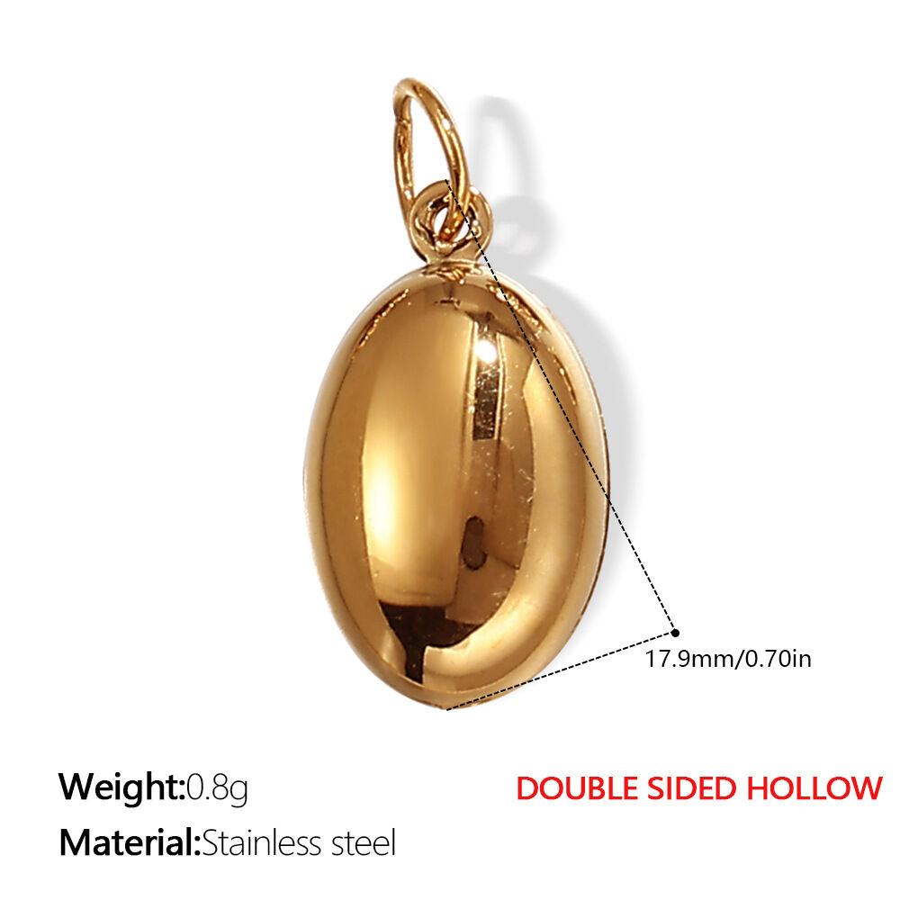Pj274G Double-Sided Hollow Gold Pendant Picture12