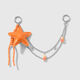 1 Orange Star Pendant
