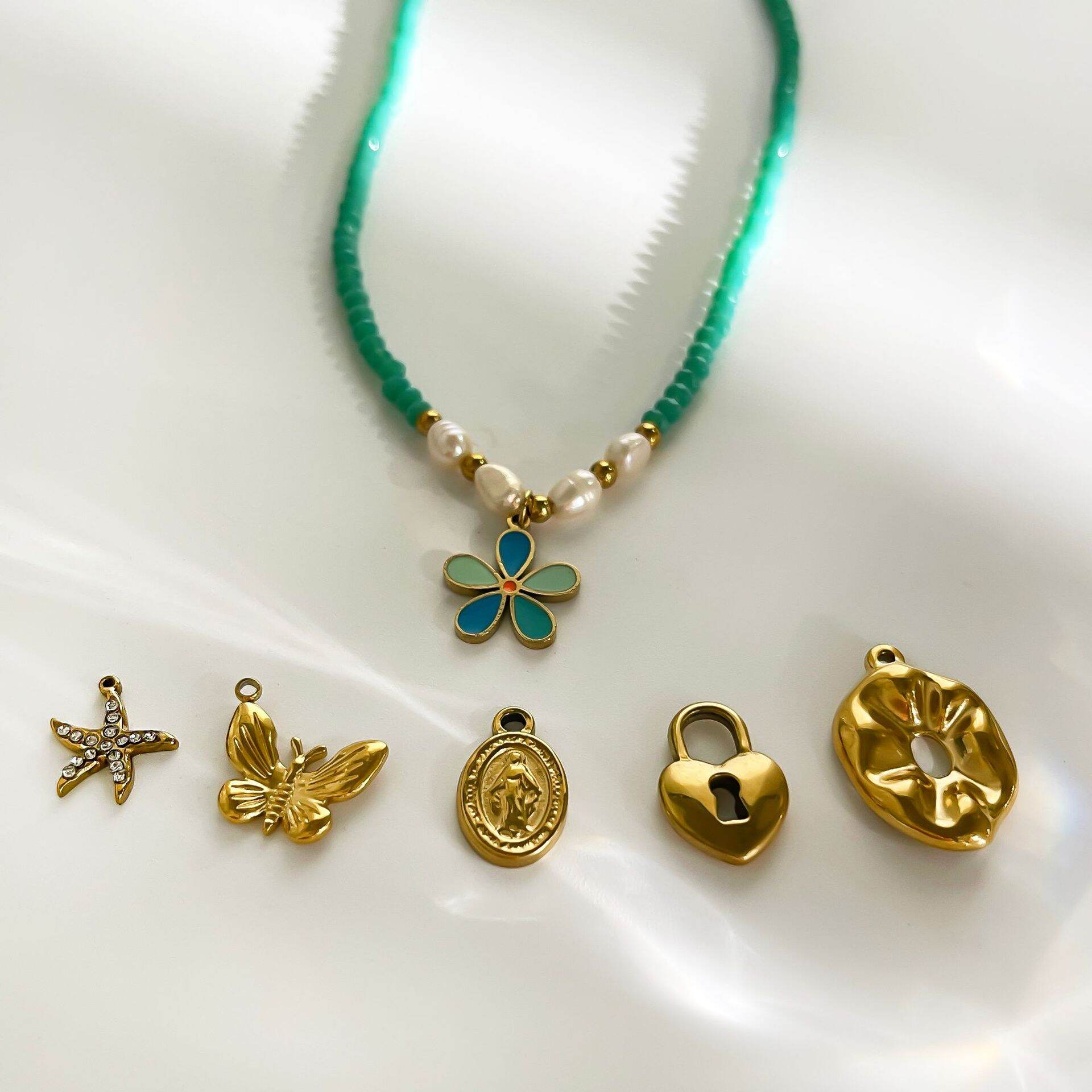 Collana di perline fai da te da 1 pezzo h5 Immagine4