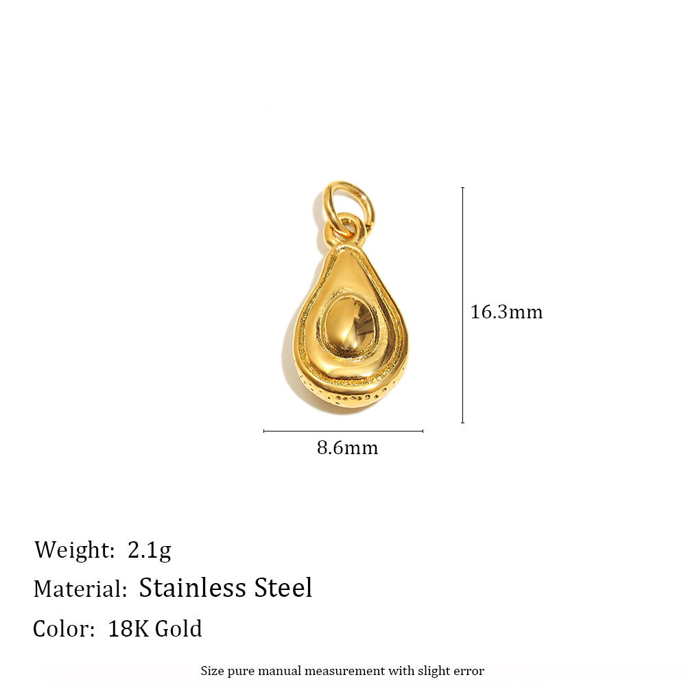 Ciondolo Avocado - Oro Immagine13