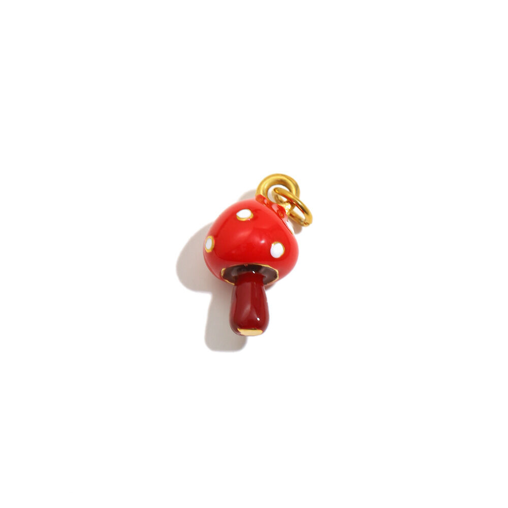 Oil Dripping Mushroom Pendant-Gold-3 Picture3