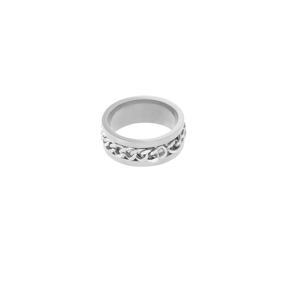 1 Piece Luxurious Series Classic Geometric Stainless Steel Waterproof   Gold Color  Statement Rings 