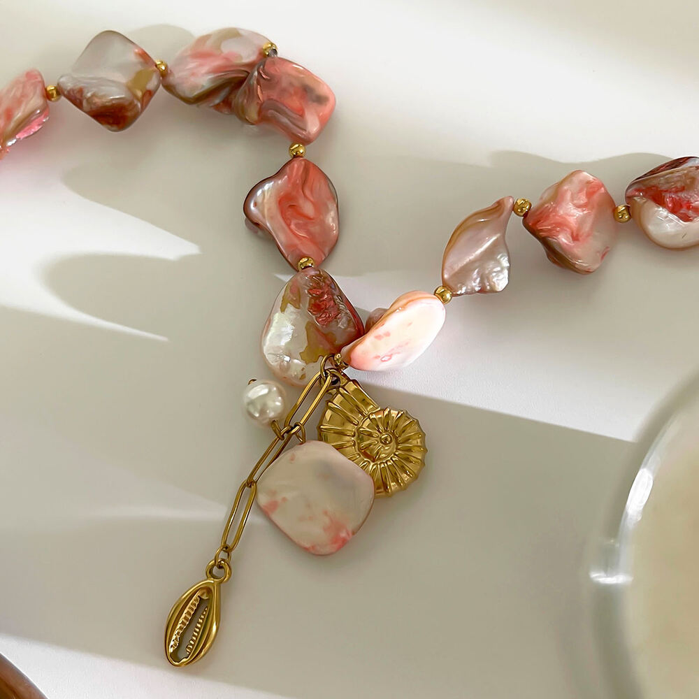 1 Piece Shell Stainless Steel Waterproof Necklace Picture3
