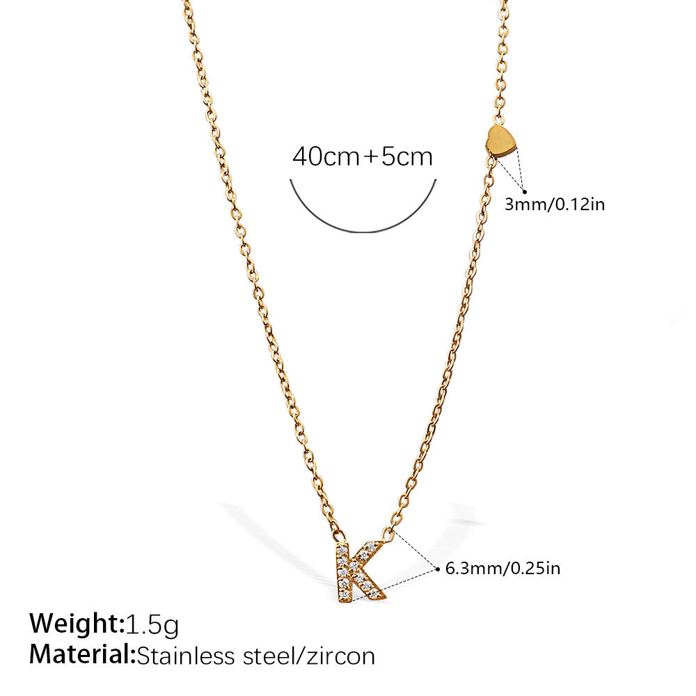 Xl543Wegk Letter Necklace Picture11
