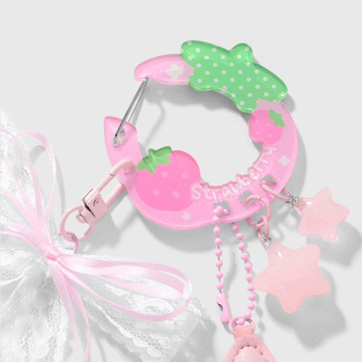 1 Piece Sweet Bow Knot Bag Charms Picture4