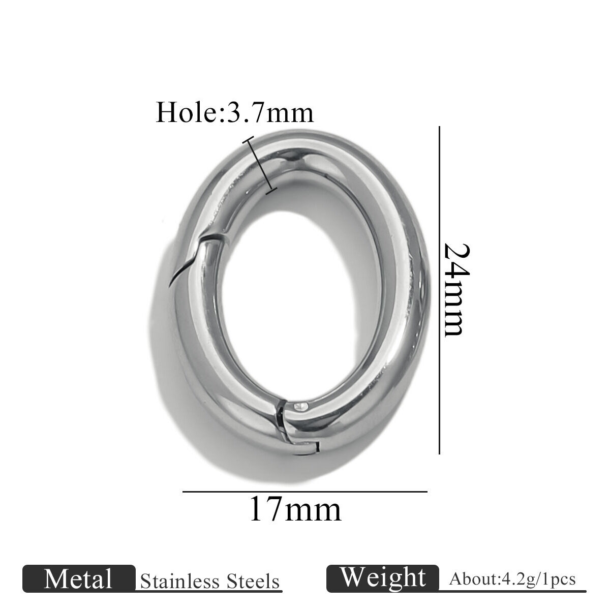 Oval Buckle-Steel