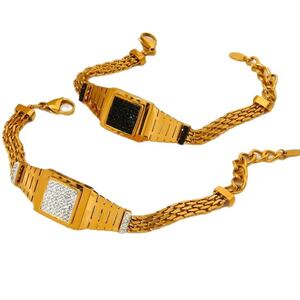 Simple Series Classic Geometric Stainless Steel Waterproof Women's Bracelets h5 Picture5