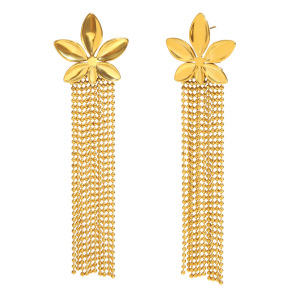 1 Pair Flower Tassels Women's Dangle Earrings h5 Picture2
