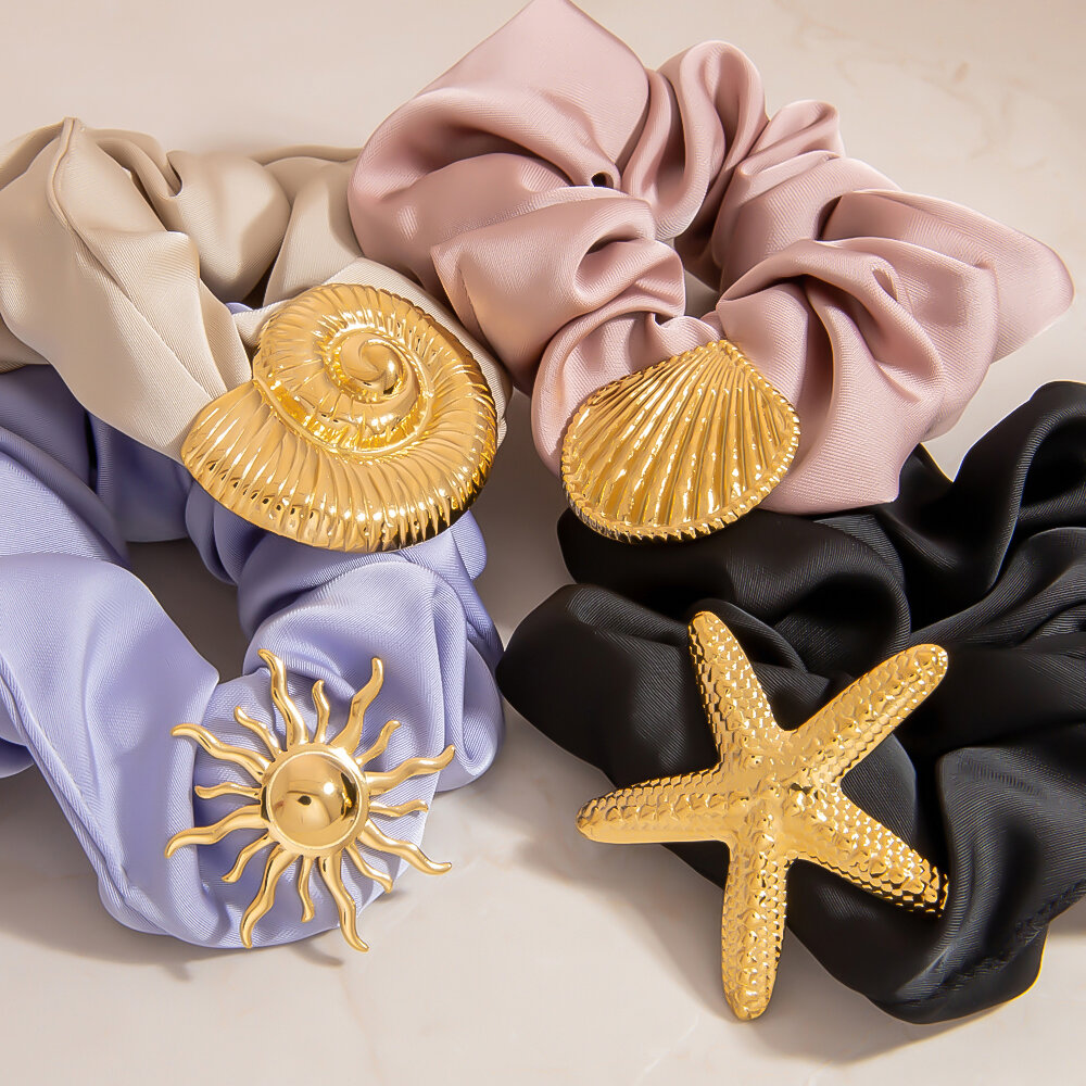 Oceanic Style Scrunchies