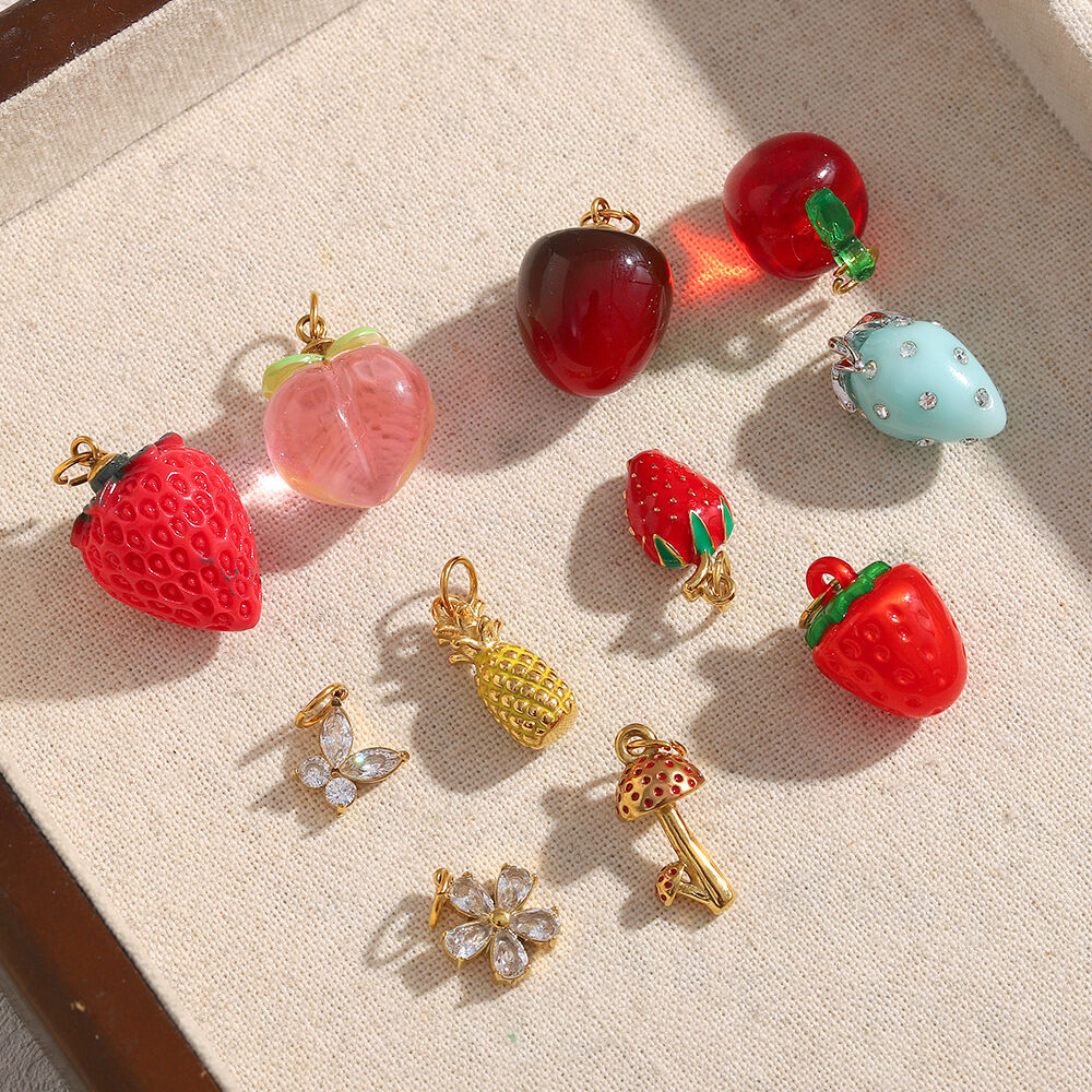 1 Pair Daily Plant Stainless Steel Waterproof Women's Pendants Picture2
