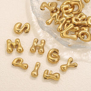 1 Piece DIY Letter Stainless Steel Waterproof Women's Pendants h5 Picture3
