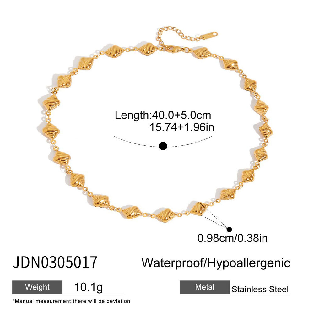 1 Stück Einfaches Croissant-Armband aus Edelstahl, wasserdicht, goldfarben, für Damen
