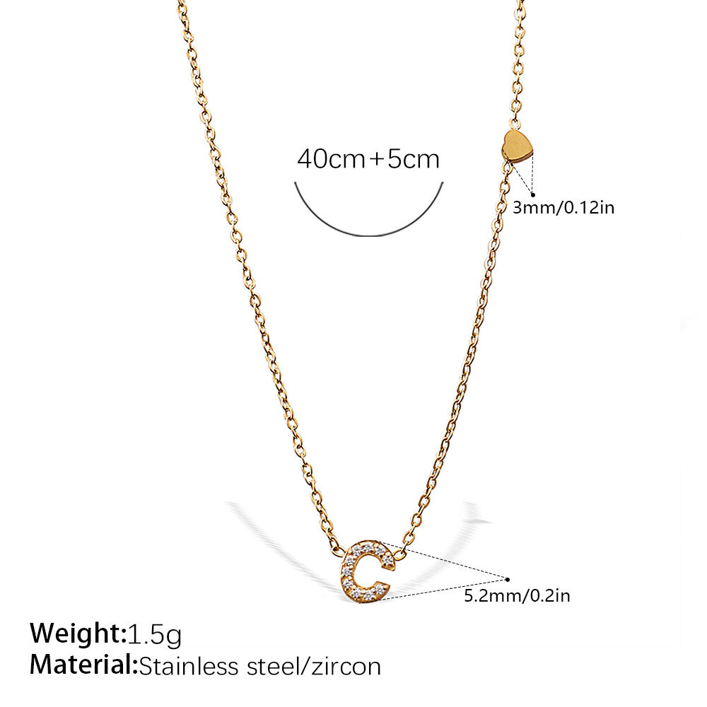 Xl543Wegc Letter Necklace Picture3