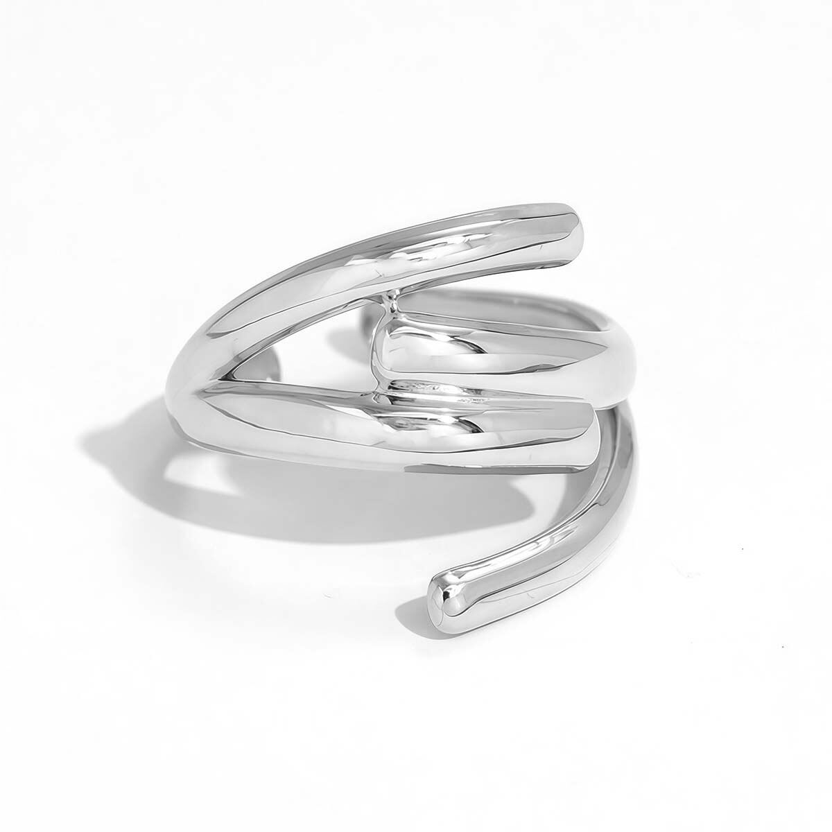 colore argento/Taglia unica/Anello monoblocco Immagine2