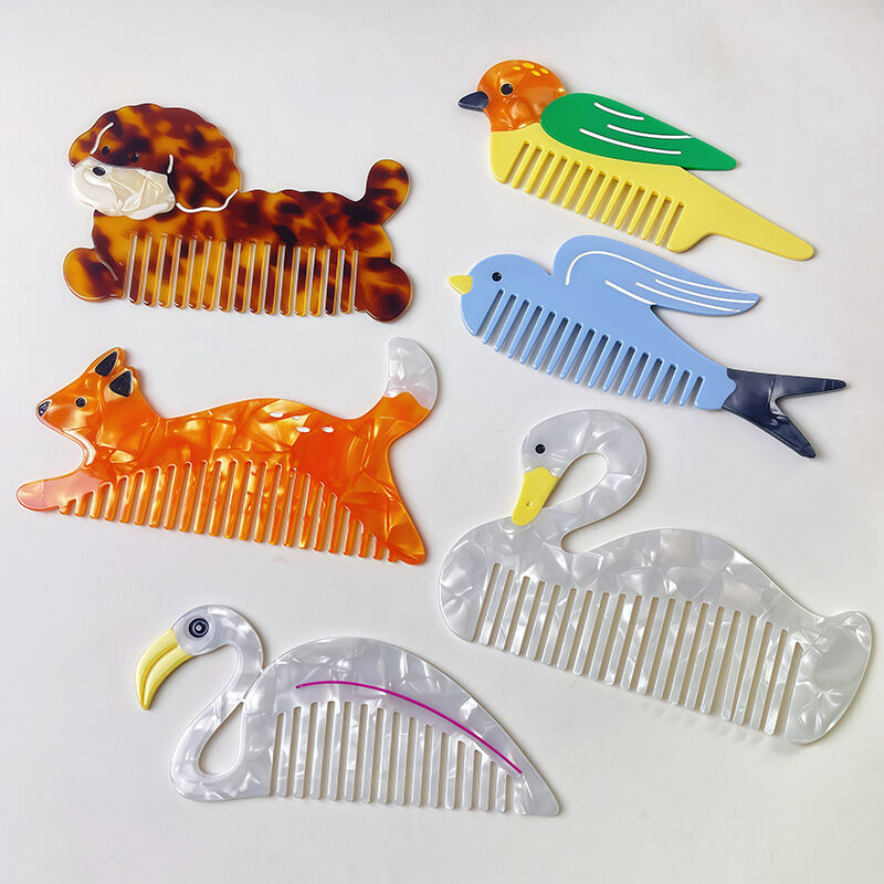 1 Piece Animals Cellulose Acetate Sheet Women's Combs