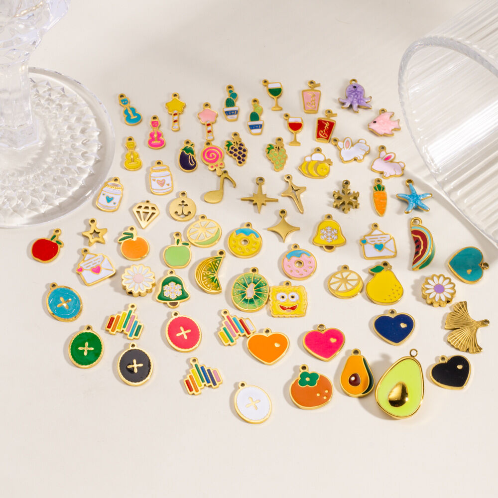 Classic Cute and Versatile Stainless Steel Waterproof DIY Pendant 2