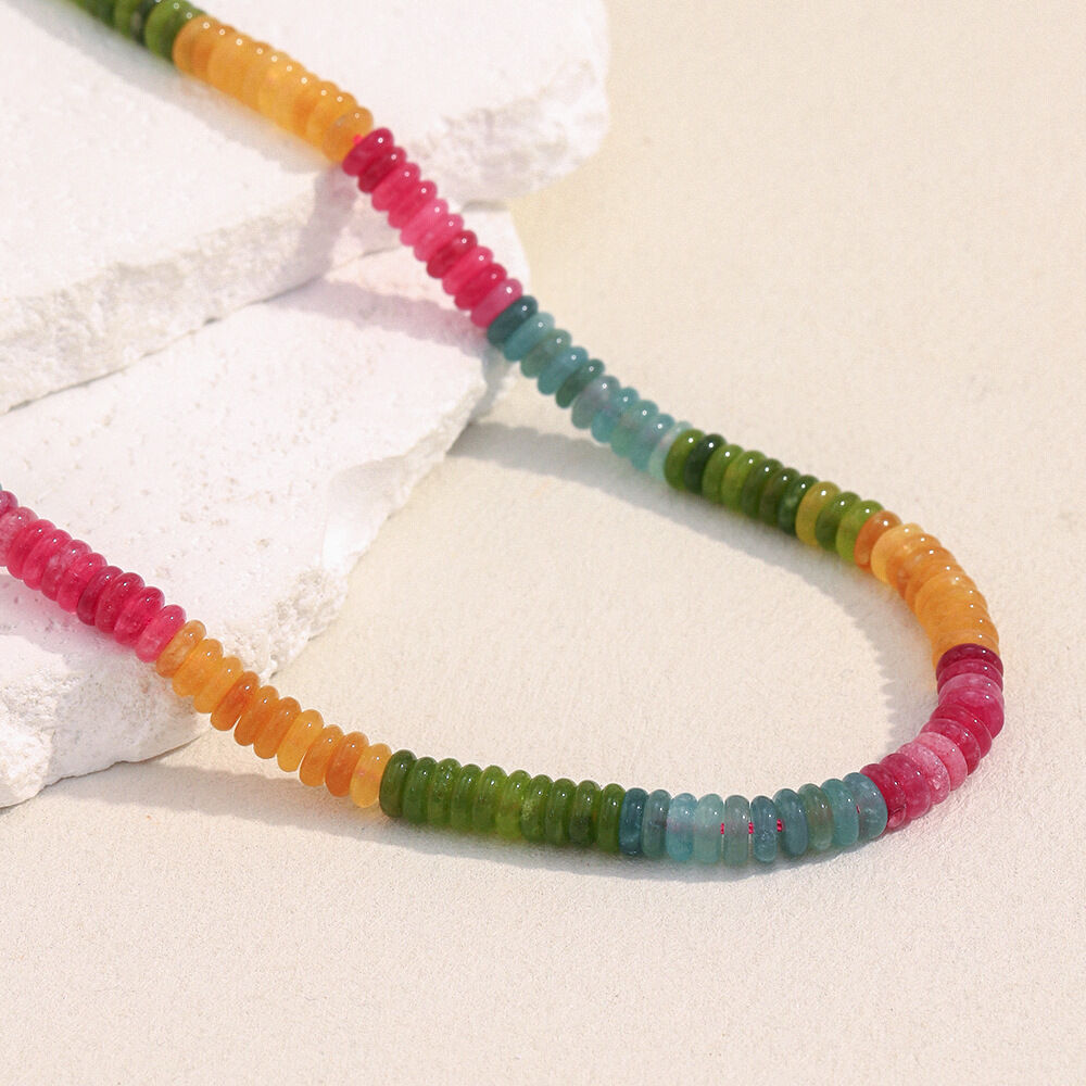 1 Piece Elegant Beads Natural Stones Women's Beaded Necklaces 2