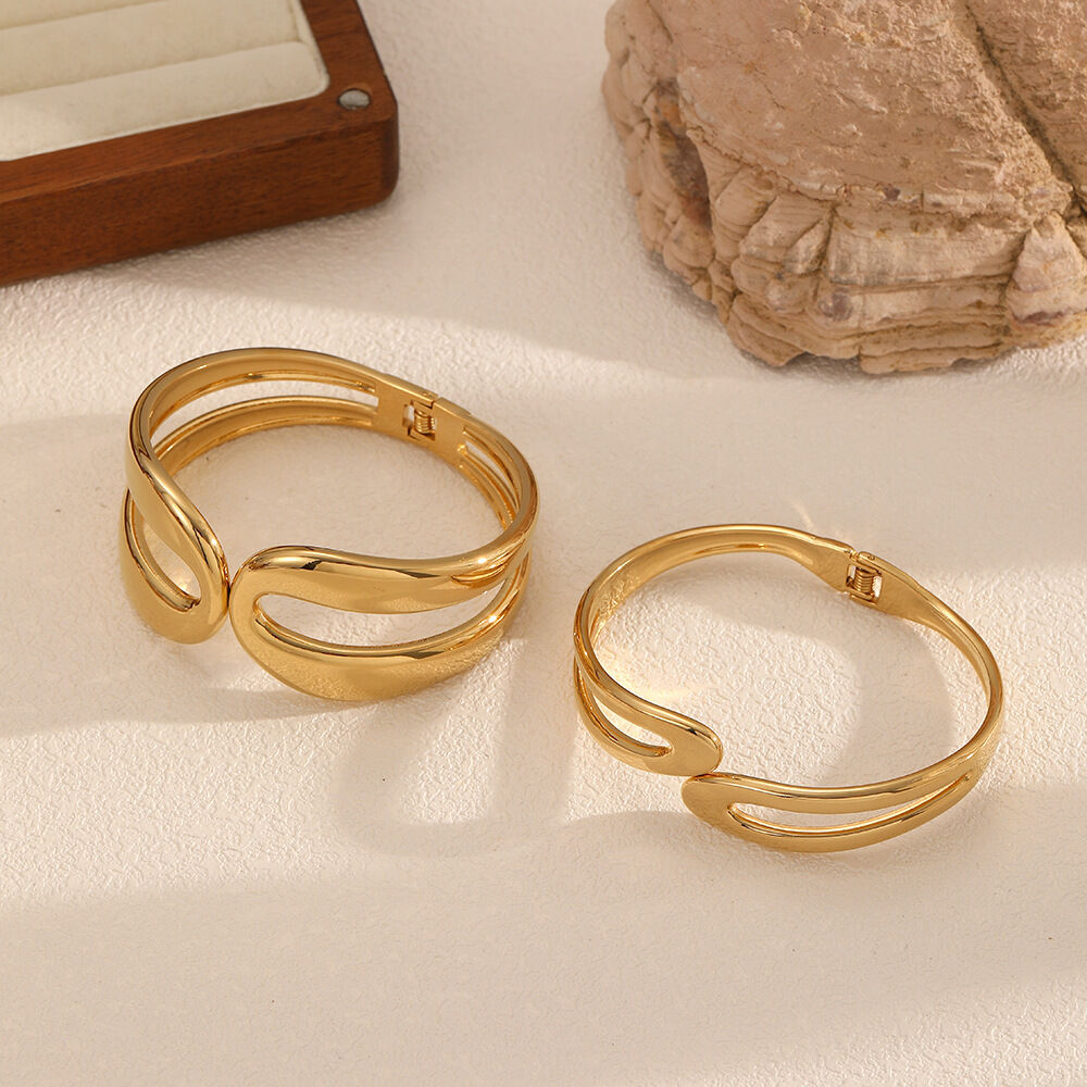 Brazalete de acero inoxidable resistente al agua de 1 pieza Imagen3
