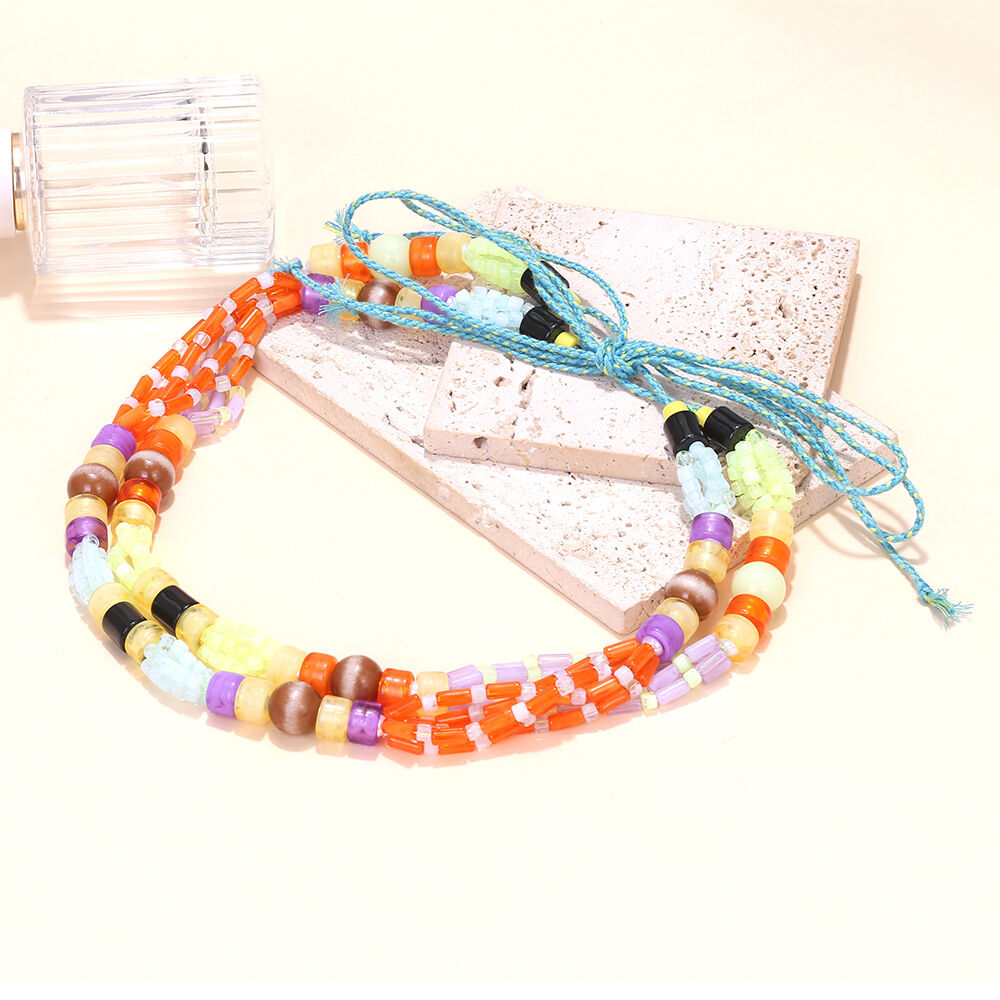 1 Piece Colorful Beaded Necklace h5 Picture4