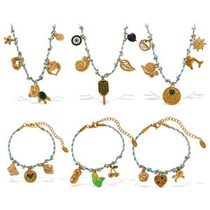 Cute Charm Stainless Steel Waterproof DIY Necklace Set h5 Picture5