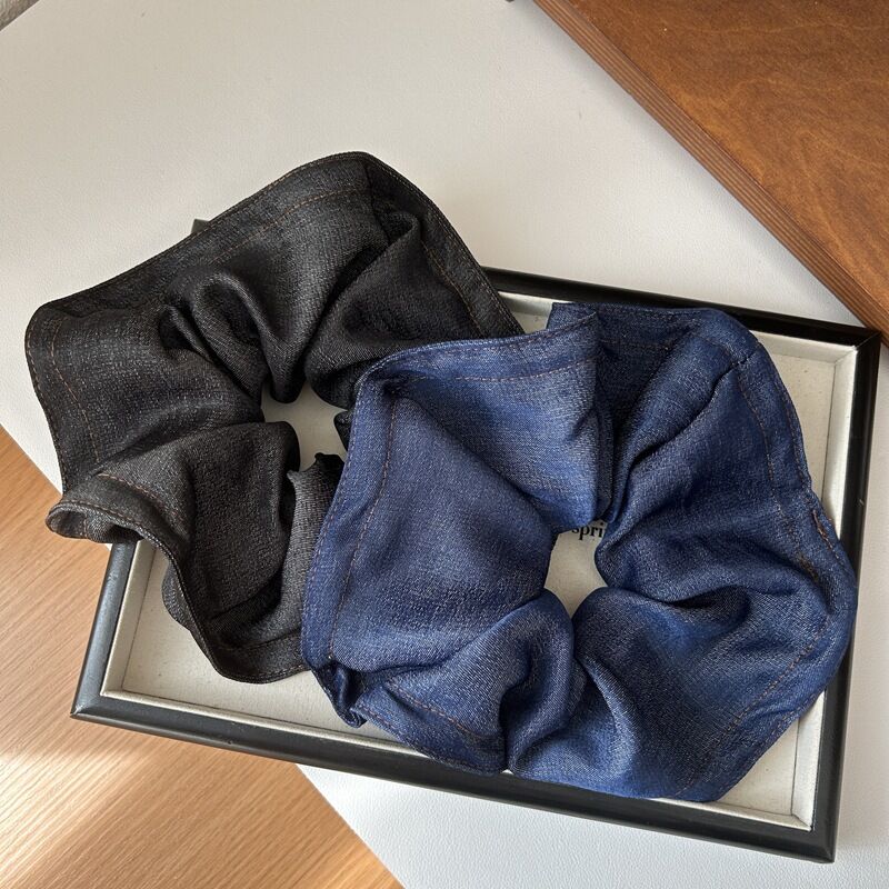 1 Piece Simple Series Casual Solid Color Fabric Women's Scrunchies h5 Picture4
