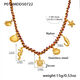 P014-Gold Diy Multi-Accessory Necklace 41+5Cm