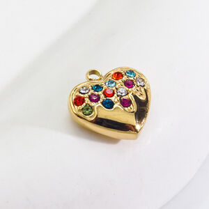 1 Piece Luxurious Classic Heart Stainless Steel Waterproof Women's Pendants h5 Picture4