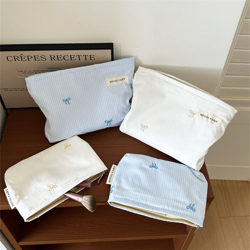 Borsa per il trucco da donna della serie Fresh Striped da 1 pezzo